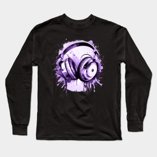 Headphones Long Sleeve T-Shirt